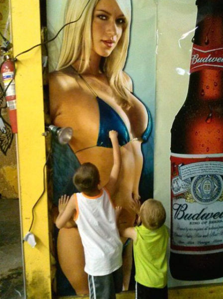 Cute Kids Being a Little Naughty