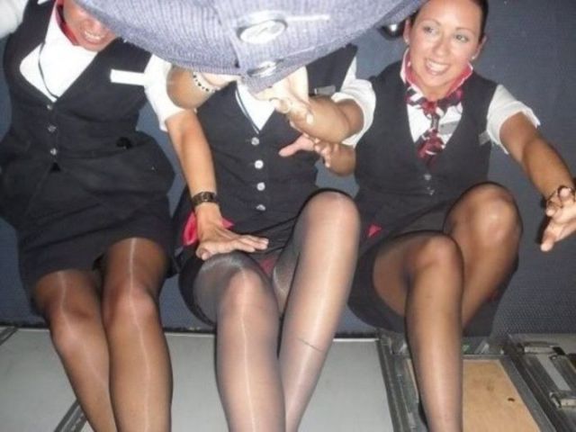 Flight Attendants Show Their Sultry and Sexy Sides