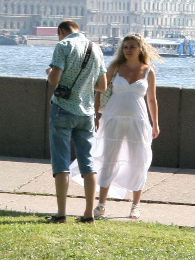 Ladies in See-Through Dresses