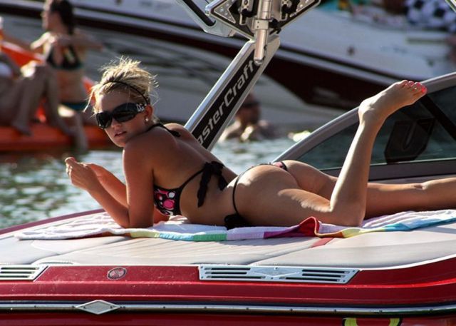 Girls in Bikinis are a Hot Combination