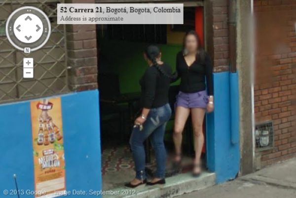 Google Maps Captures Prostitutes on the Streets