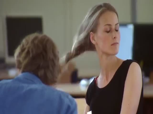 A Stripper Tries to Distract Students from Their Study 