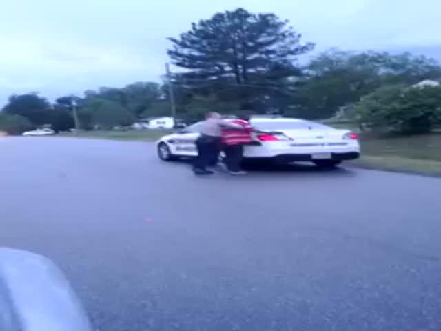 Guy Resisting Arrest: 