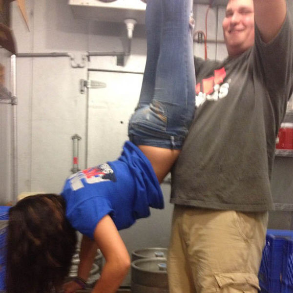 College Girls Kicking Ass at Kegstands