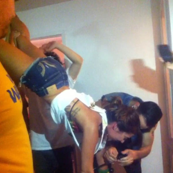 College Girls Kicking Ass at Kegstands