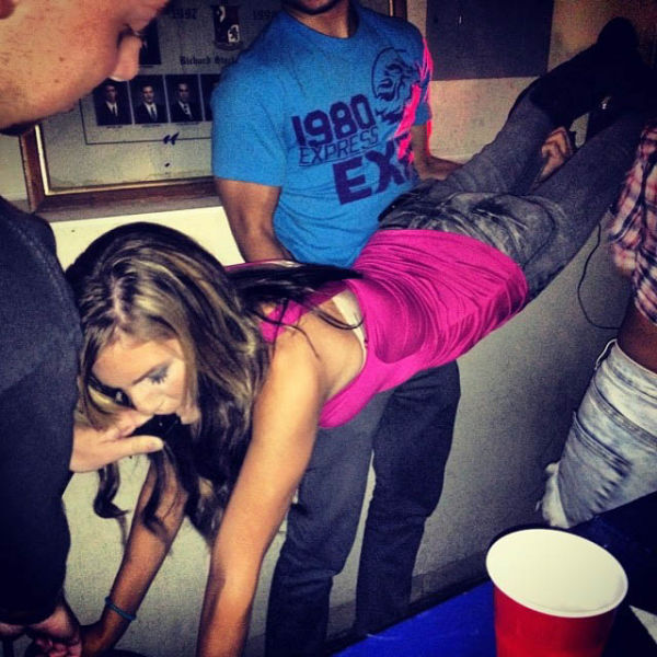 College Girls Kicking Ass at Kegstands