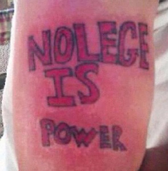 Tattoos That Are Truly Terrible