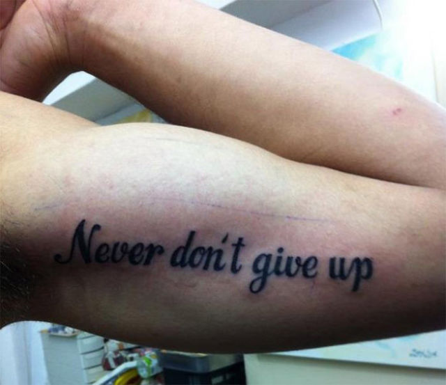 Tattoos That Are Truly Terrible