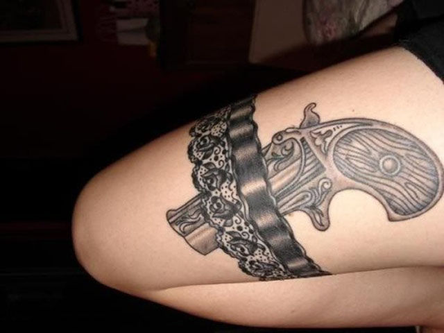 Girls with Gun Tats Are Crazy Hot