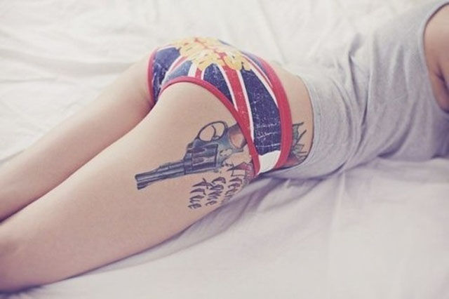 Girls with Gun Tats Are Crazy Hot