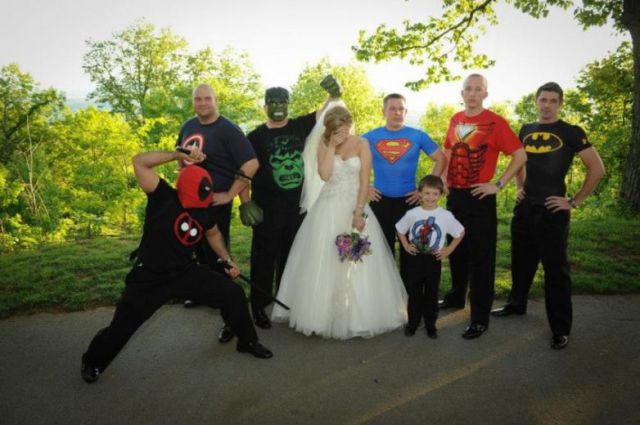 Ridiculous and Funny Wedding Photos