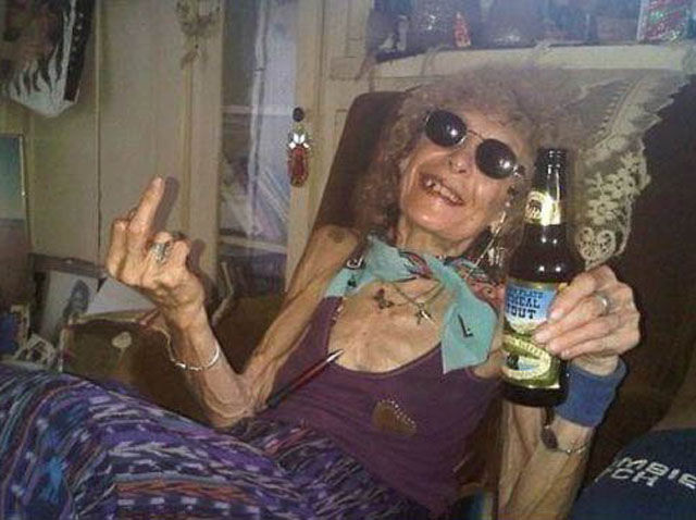 Elderly People Who Have Never Stopped Partying