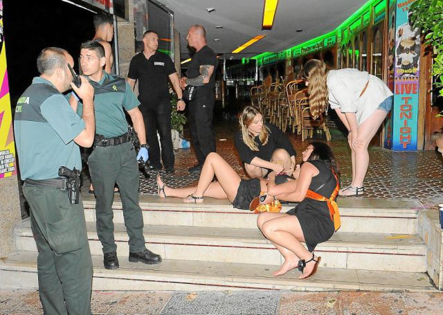 Englishmen Get Drunk and Crazy in Spain