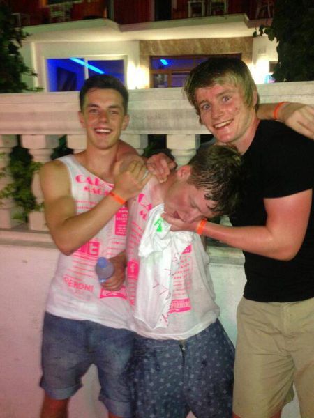 Englishmen Get Drunk and Crazy in Spain