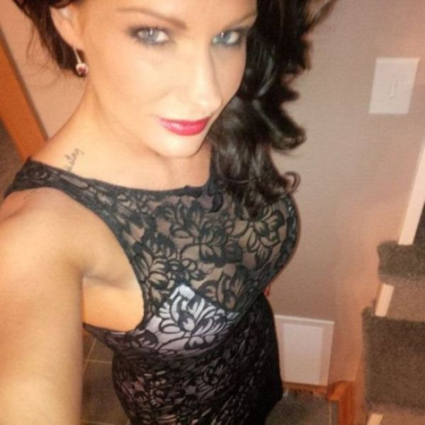 Woman Look Hot Wearing Mesh Clothing