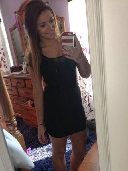 Woman Look Hot Wearing Mesh Clothing