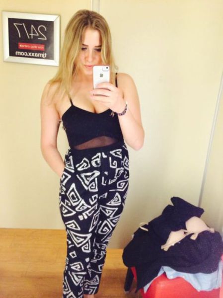 Woman Look Hot Wearing Mesh Clothing