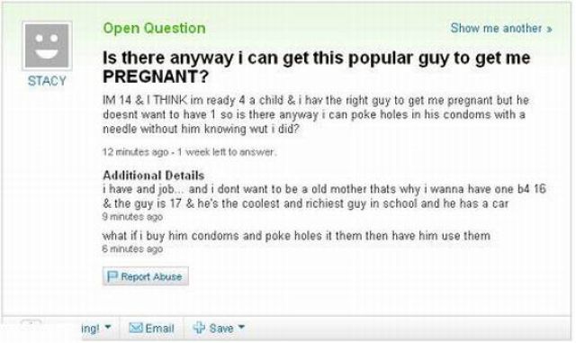 Amusing Yahoo Questions and Answers