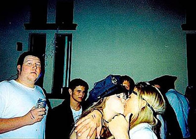 Dudes Watching Drunk Girls Kissing Each Other