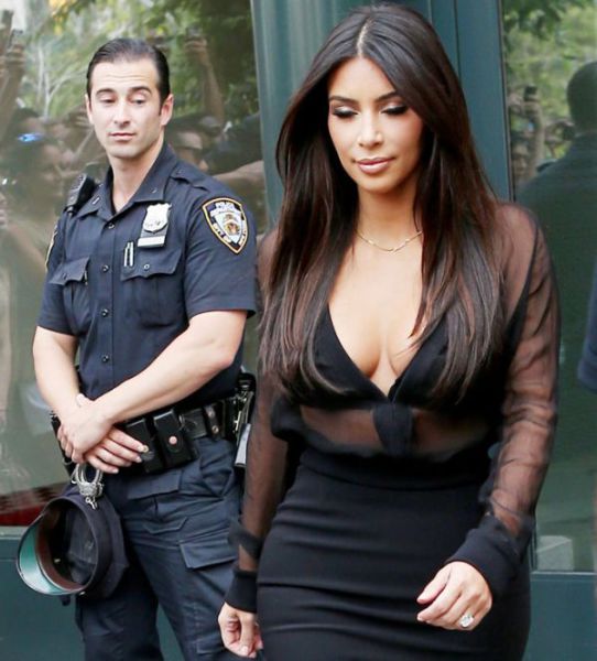 Kim Kardashian Has Some Eye-popping Cleavage Action