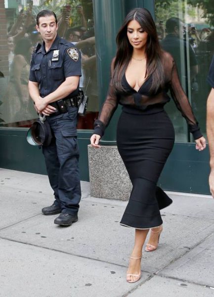 Kim Kardashian Has Some Eye-popping Cleavage Action