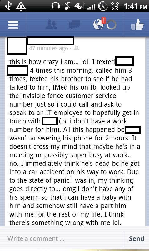 Good Reasons to Never to Have Sex with a Crazy Girl