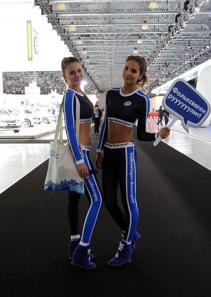 Moscow’s International Automobile Salon Had Lots of Eye-candy for the Men