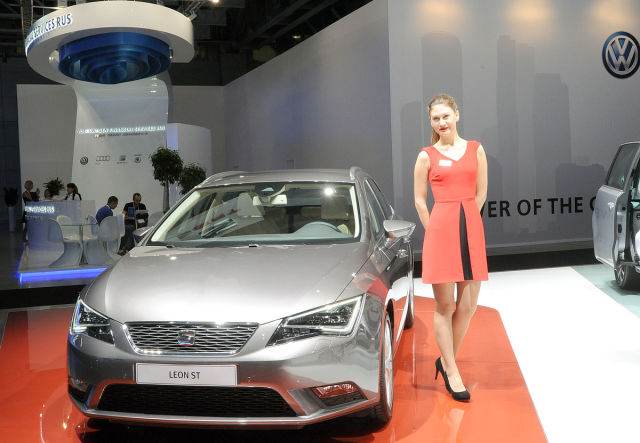 Moscow’s International Automobile Salon Had Lots of Eye-candy for the Men