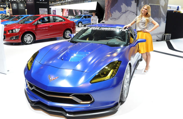 Moscow’s International Automobile Salon Had Lots of Eye-candy for the Men