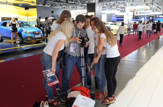 Moscow’s International Automobile Salon Had Lots of Eye-candy for the Men