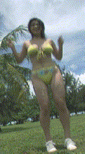 Sexy GIFs of Girls Skipping