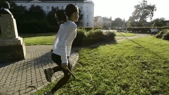 Sexy GIFs of Girls Skipping