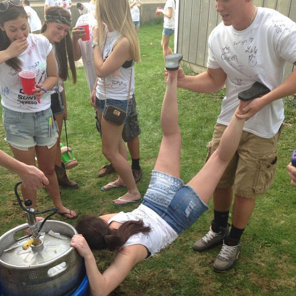 Party Girls Getting a Little Out of Hand