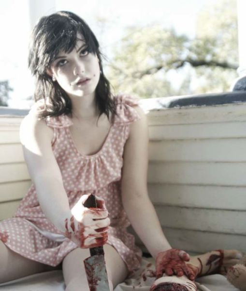 A Halloween Photo Shoot with a Gory Twist