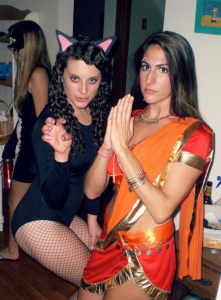 Cute Girls Look Smoking Hot in Halloween Costumes