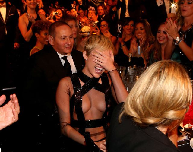 Rihanna and Miley Cyrus Show Off in Their Revealing Fashion Choices