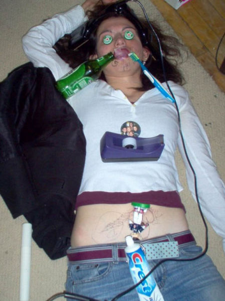 Party Girls Getting a Little Out of Hand