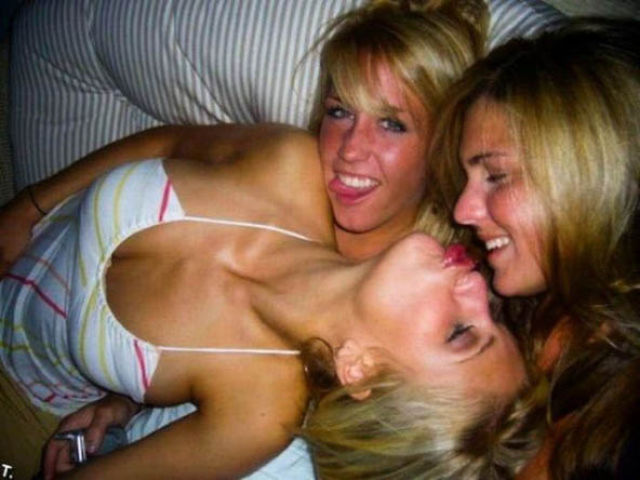 Party Girls Getting a Little Out of Hand