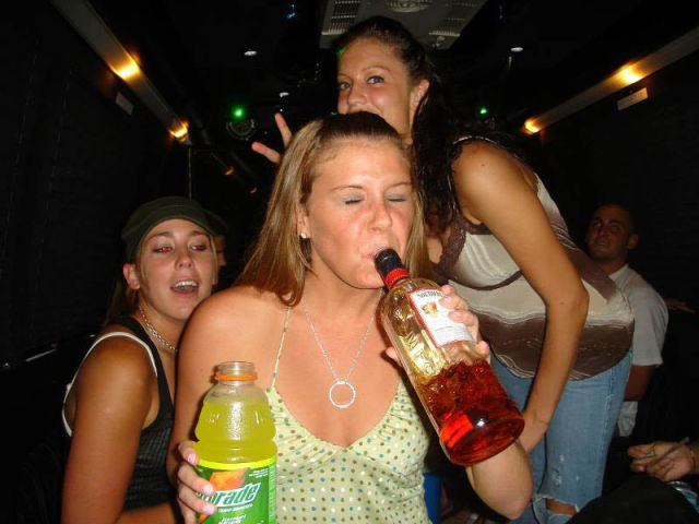 Party Girls Getting a Little Out of Hand