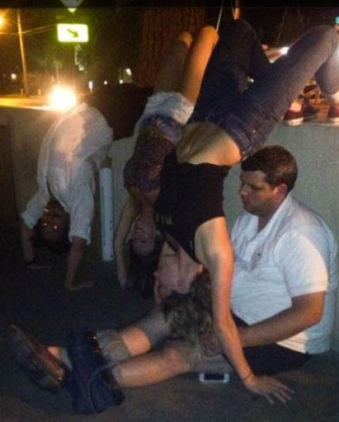 Party Girls Getting a Little Out of Hand