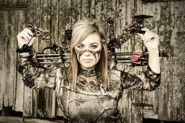 Sexy Archery Girls Shooting Away