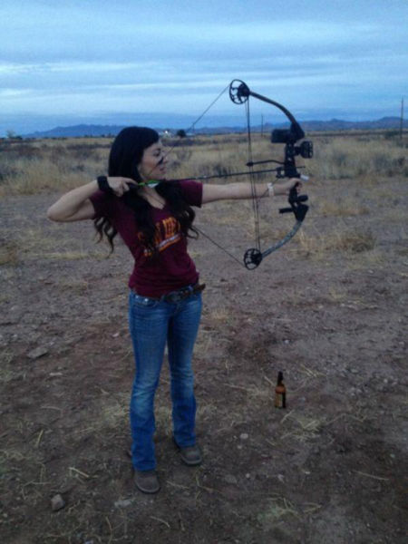 Sexy Archery Girls Shooting Away