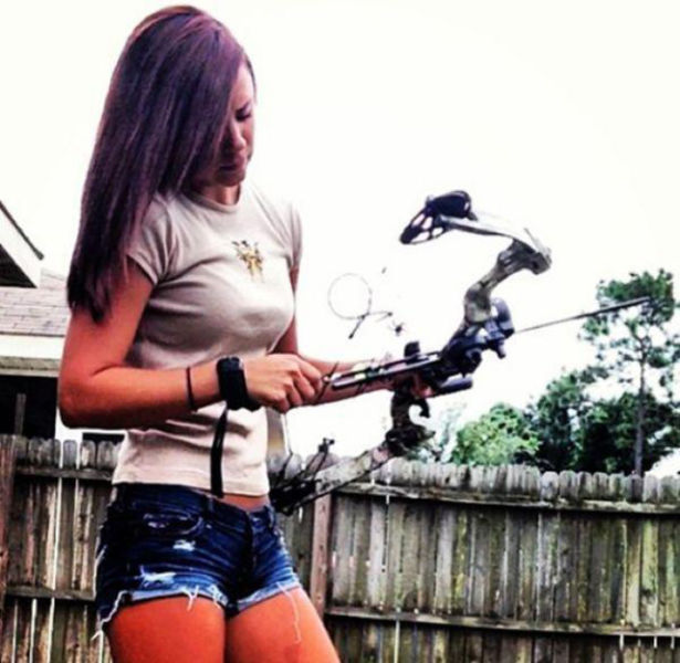 Sexy Archery Girls Shooting Away