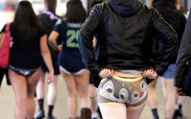 Pics from the 2015 “No Pants” Subway Ride