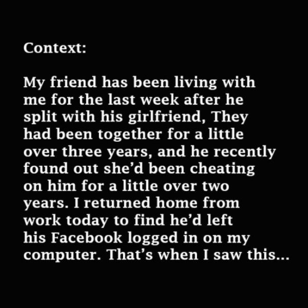 A Brilliant Response to a Cheating Ex