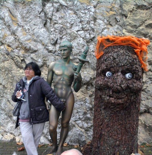 Some People Can Turn Statues and Sculptures into Something Vulgar