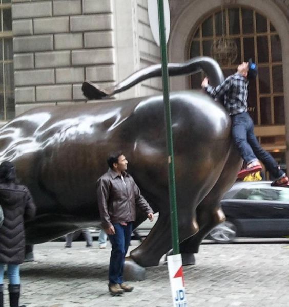 Some People Can Turn Statues and Sculptures into Something Vulgar