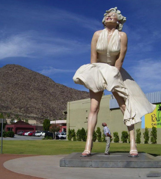 Some People Can Turn Statues and Sculptures into Something Vulgar