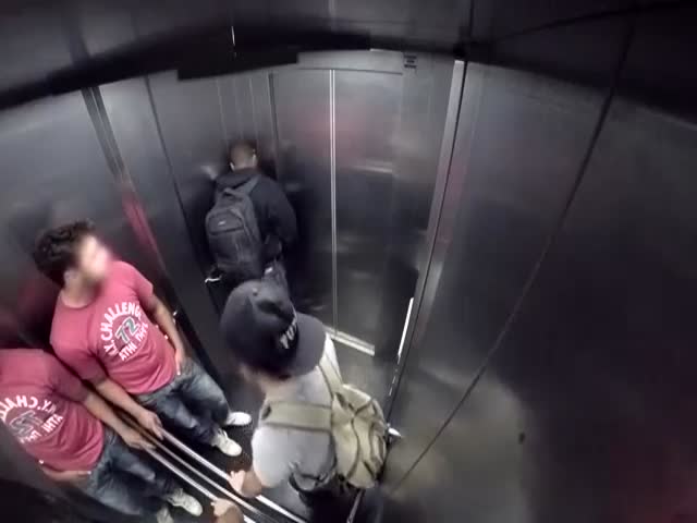 Diarrhea in an Elevator Prank (VIDEO)