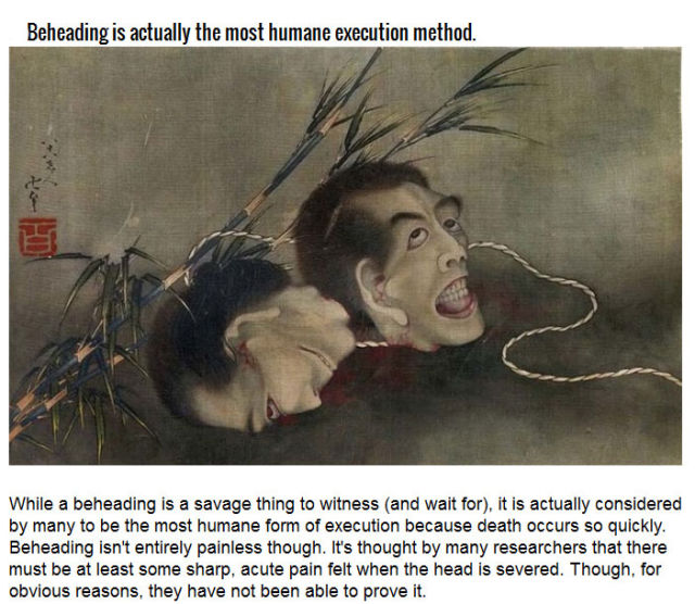 The Factual and Scientific History of Decapitation